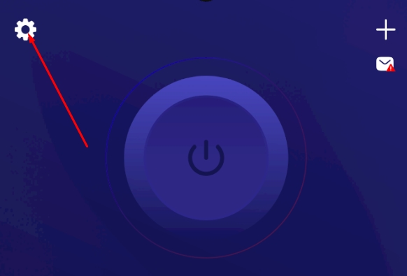 Settings button