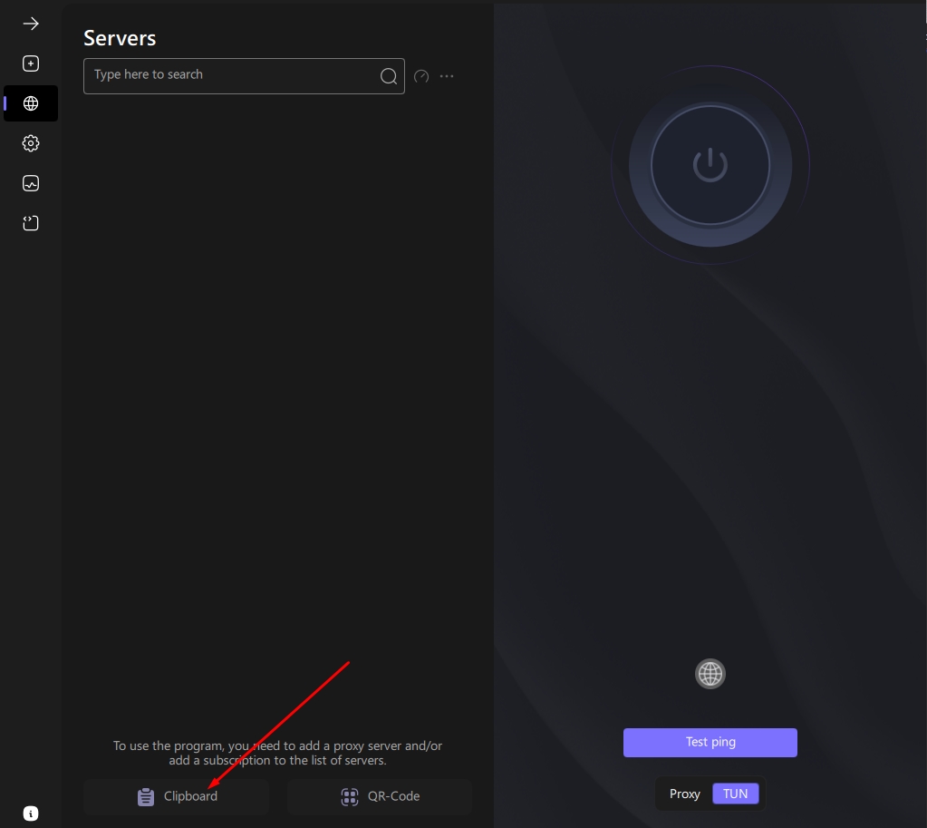 Add from clipboard
